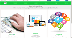 Desktop Screenshot of bestinternetads.com